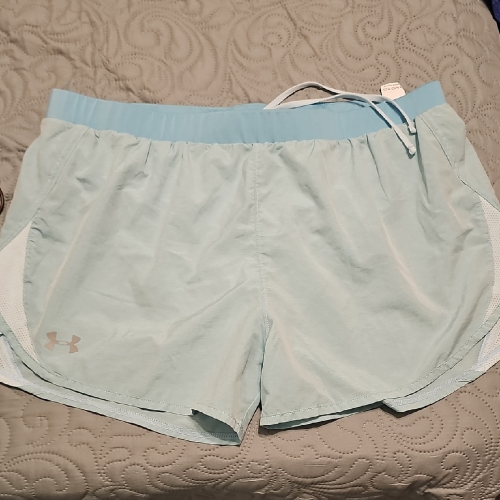 Under Armour Women's Sky Blue Athletic Shorts